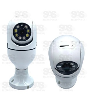 Câmera De Segurança Wi-Fi Inteligente Giratória Altomex AL-D890