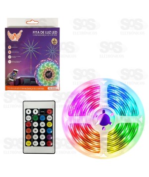 Fita de LED Colorida Com Controle Por Voz 5 Metros Altomex AL-5052