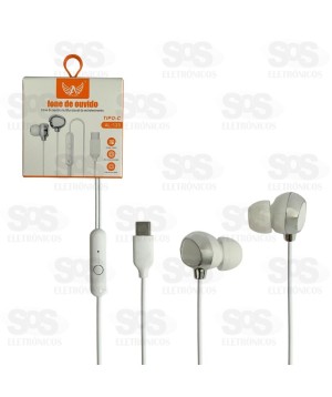 Fone De Ouvido Com Microfone Type C Altomex AL-123