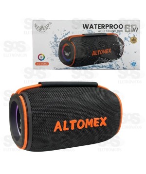 Caixa De Som Waterproo 60W Com RGB Altomex AL-9999