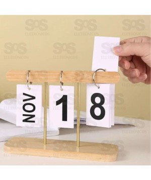 Calendário De Mesa Permanente Onyx 6674