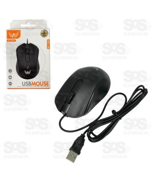 Mouse Óptico Com Fio 1200 DPI Altomex AL-9501