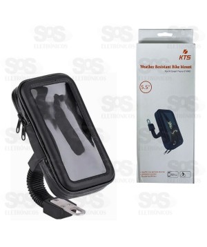 Suporte de Celular Para Moto Impermeável KTS CJ-1015