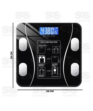 Balança Digital Biompedância 180Kg Bluetooth Altomex AL-SF011