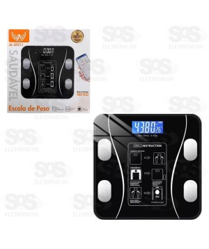 Balança Digital Biompedância 180Kg Bluetooth Altomex AL-SF011