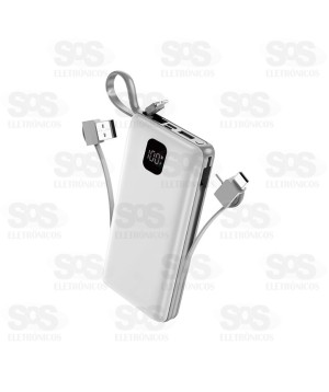 Carga Extra 20.000mAh 4 Interfaces Eletromex EL-2918