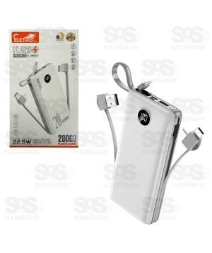 Carga Extra 20.000mAh 4 Interfaces Eletromex EL-2920