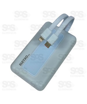 Carga Extra 20.000mAh 2 Interfaces Eletromex EL-2930