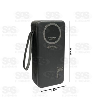 Carga Extra 30.000mAh 4 Interfaces Eletromex EL-2940
