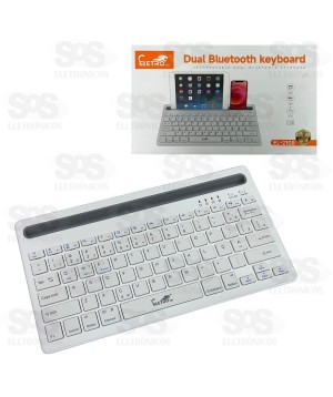 Teclado Slim Sem Fio Bluetooth Eletromex EL-2108