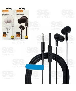 Fone de Ouvido com Microfone Lelong LE-0204