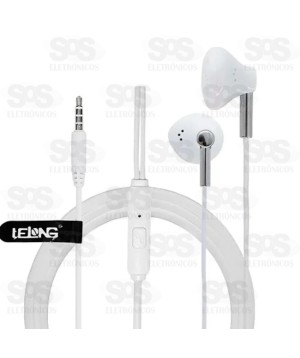 Fone de Ouvido com Microfone Lelong LE-0217