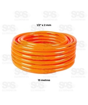 Mangueira Trançada Com Kit 1/2x2mm 15 Metros Famastil F90.01