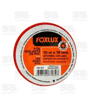 Fita Isolante 10 Metros Vermelha 10 Unidades Foxlux 10.17