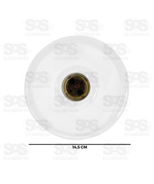 Plafon de Plástico Branco Com Bocal de Porcelana 4A/250V 40.14
