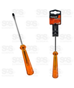 Chave Fenda Magnética CR-V 3/16X3 Famastil 46.07