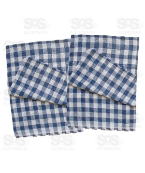 Saco Alvejado Pano Xadrez 62x45CM Esponflora 7187