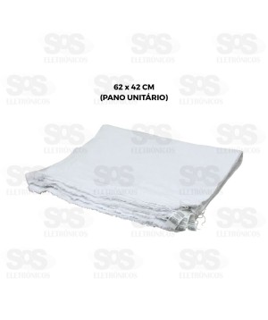 Saco Alvejado Pano Branco 62x42CM Esponflora 7185