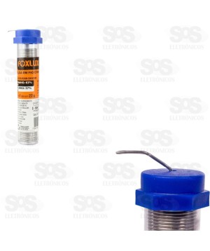 Estanho Liga 63/37 Tubo 4 Metros Foxlux 25.11