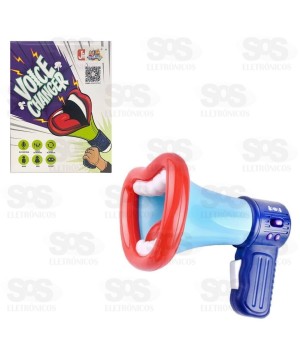 Megafone Com Gravador de Voz Toy King TK-AB8291