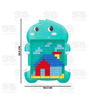 Pluzze Interativo Blocos de Encaixar Toy King TK-AB9059