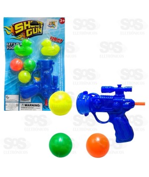 Pistola Lança Bolas De Plástico Toy King TK-AB4673