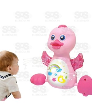Patinho Divertido Com Luzes e Sons Toy King TK-AB6583