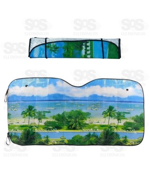 Protetor Solar Para Parabrisa Estampado 130x60cm NAPD60E
