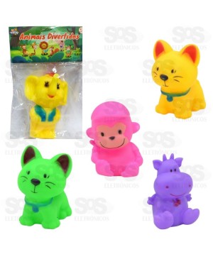 Bichinho Variados de Borracha Toy King TK-AB8837