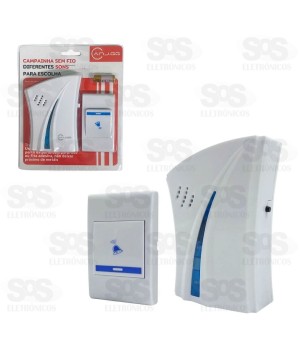 Campainha Sem Fio Com Receptor à Pilha AJ-I10