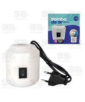 Bomba Elétrica De Ar Portátil 110V Top Útil TOP0864