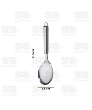 Colher Concha de Aço Inox Top Útil TOP0767