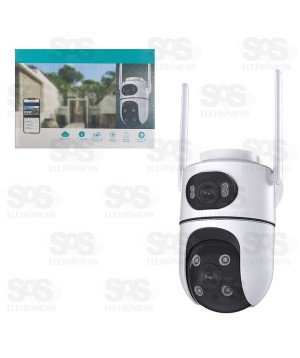 Câmera Dupla De Segurança Inteligente Com Wifi A37