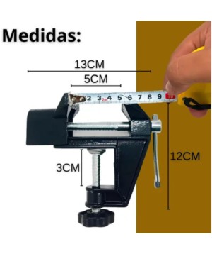 Morsa Para Bancada Ajustável Torno De Mesa Fbg-3037