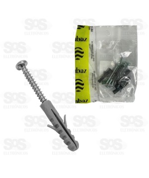 Conjunto Parafusos Com Buchas N6 6 Unidades 90074