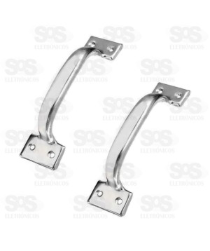 Puxador Metálico Para Armários e Gavetas 2 Peças 90286