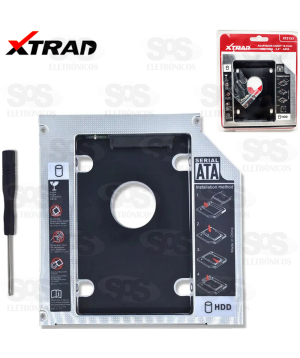 Adaptador SSD Para HDD Caddy Gaveta Universal 12.7mm XTrad - XT2153