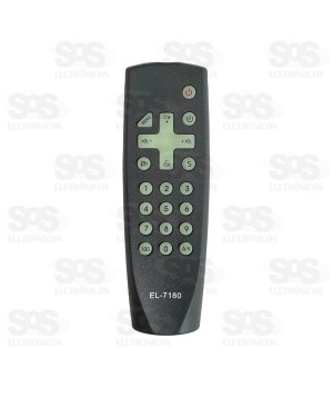 Controle Remoto Toshiba Tubo Eletromex LE-7180