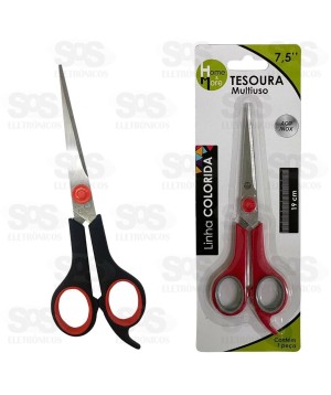 Tesoura Multiuso Colorida 7,5 Polegadas HM-127