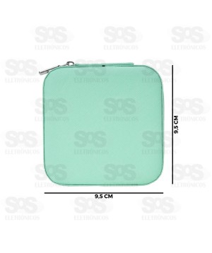 Porta Joias Quadrado Com Divisórias Cores Variadas HX6596