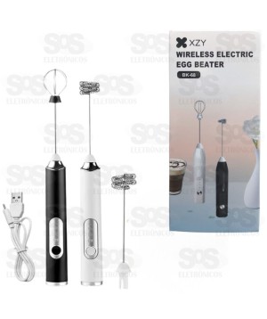 Mixer Eletrico 2 em 1 Portatil Recarregável BK-68