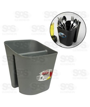 Seca Talheres Com 2 Divisórias Cores Variadas Plasmarc 451