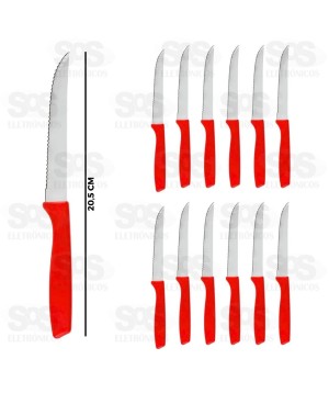 Kit Faca De Mesa Bali 12 Unidades CRS-2644