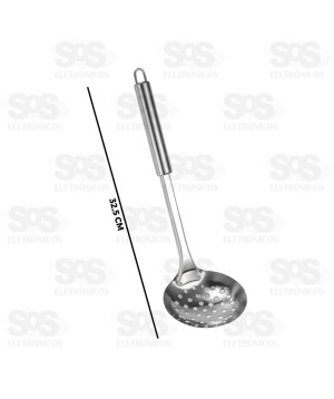 Escumadeira Aço Inox 32,5CM Caerus CRS-2758