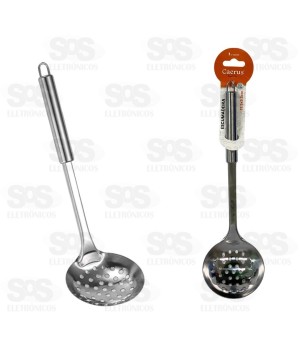 Escumadeira Aço Inox 32,5CM Caerus CRS-2758