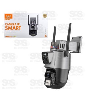 Câmera Dupla De Segurança Inteligente Com Wifi Altomex AL-S821