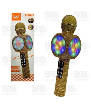 Microfone Bluetooth Com LED ALtomex AL-925