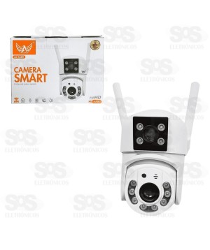 Câmera Dupla de Segurança Inteligente Wi-Fi Altomex AL-S389