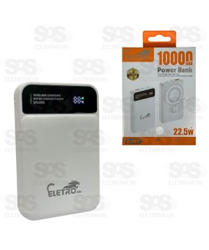 Carga Extra 10.000mAh Magnético Eletromex EL-2911