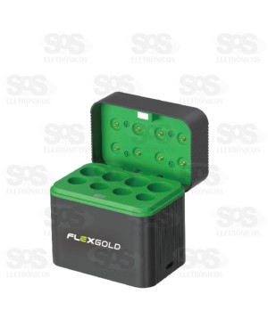 Carregador Inteligente Capacidade de 8 pilhas Flexgold FX-C23